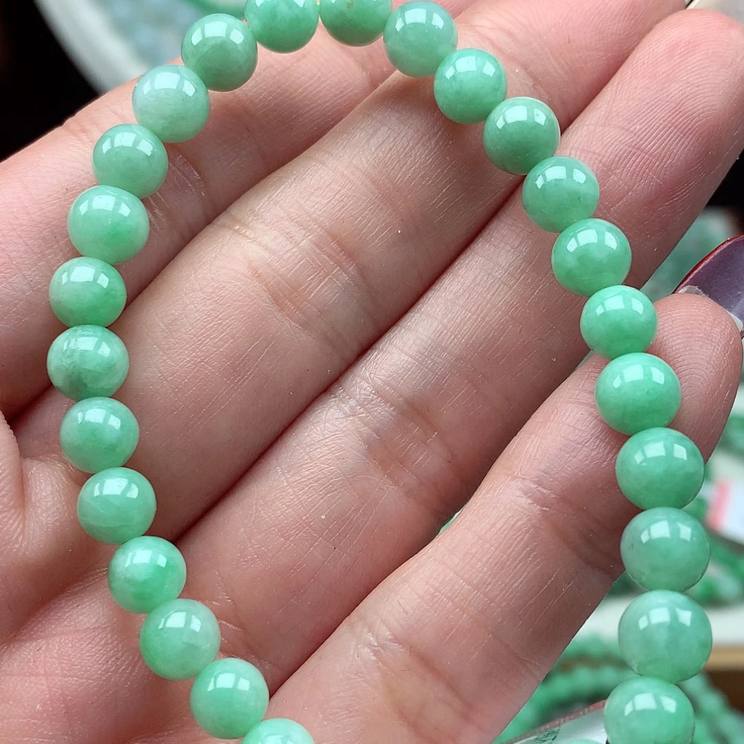 翡翠未镶嵌毛衣链翡翠