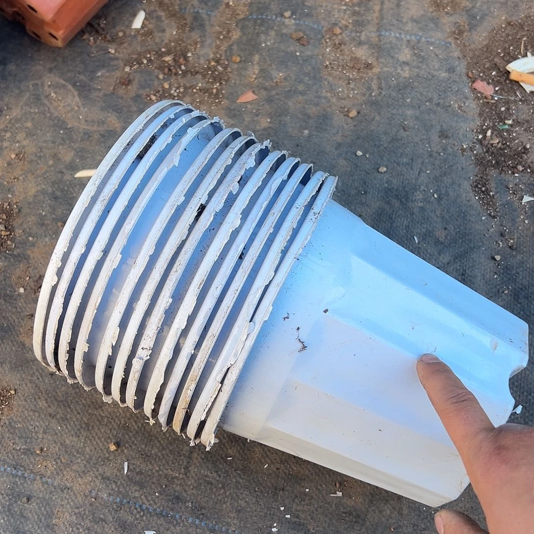 塑料白砖口径19厘米发12个