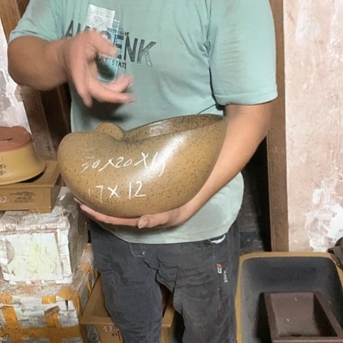 花盆紫砂手工艺品