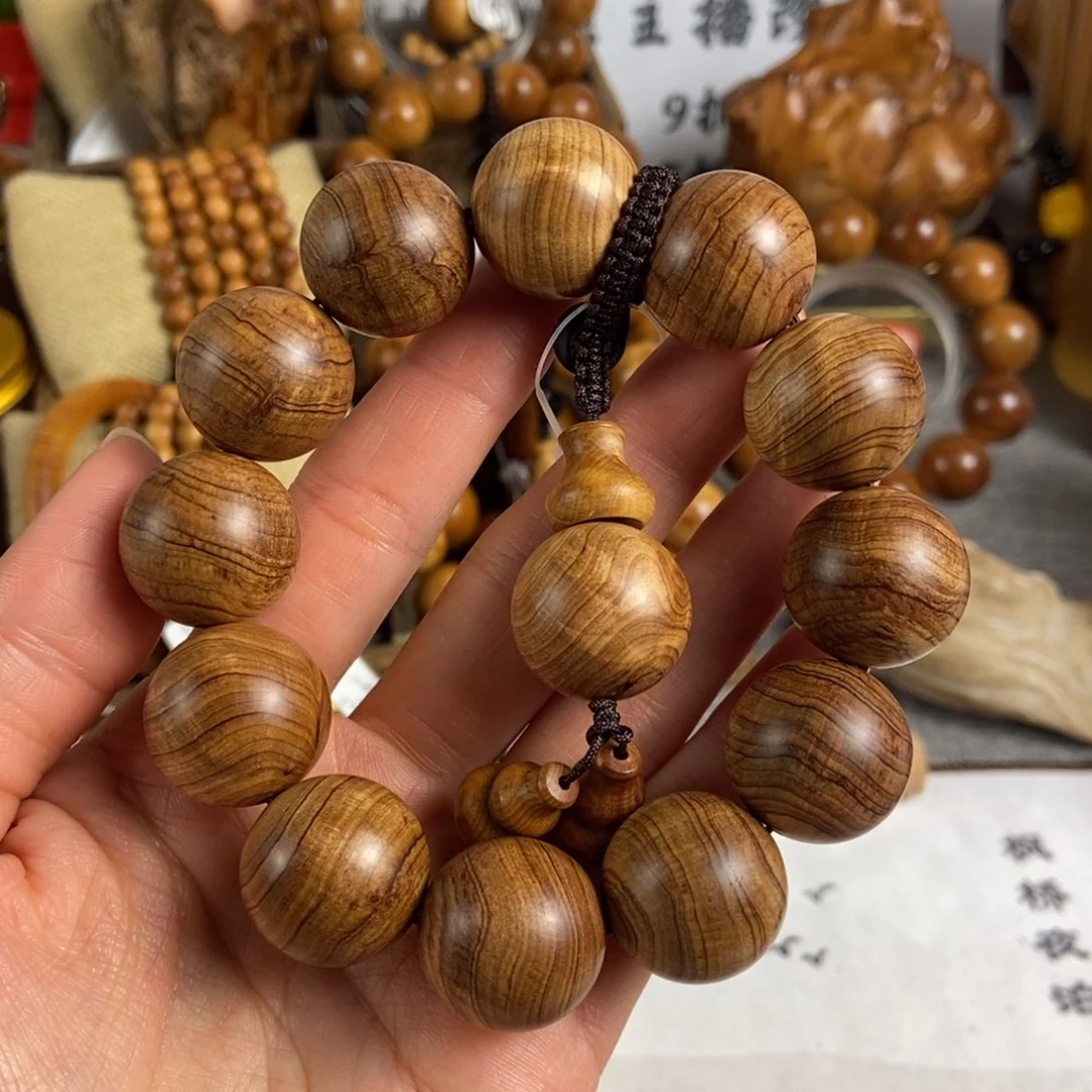 柏木（崖柏）手串/手链北太行高崖樱子瘤变异瘤闪电20