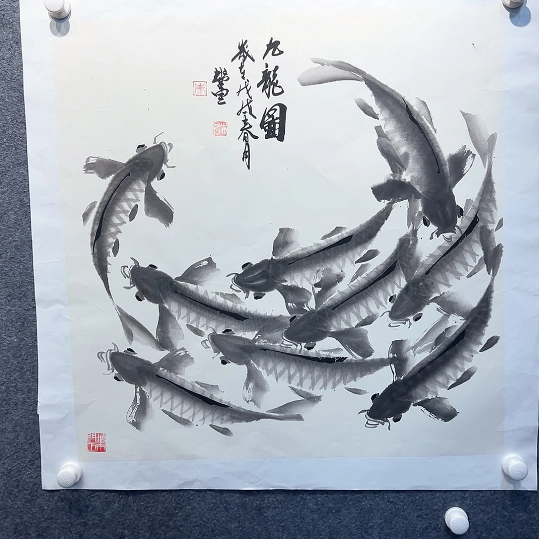 国画纯手绘系列画心