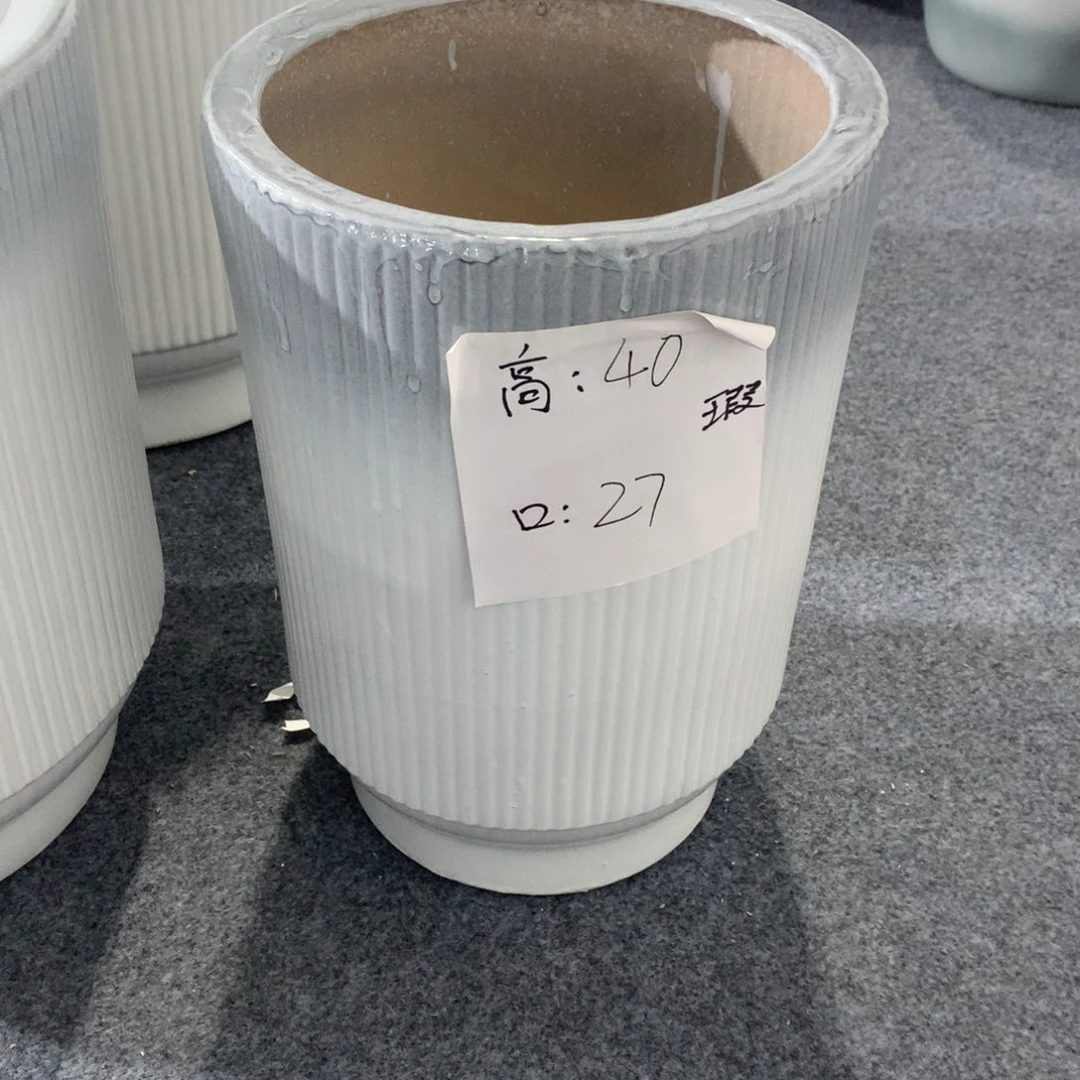高温陶瓷花盆微瑕