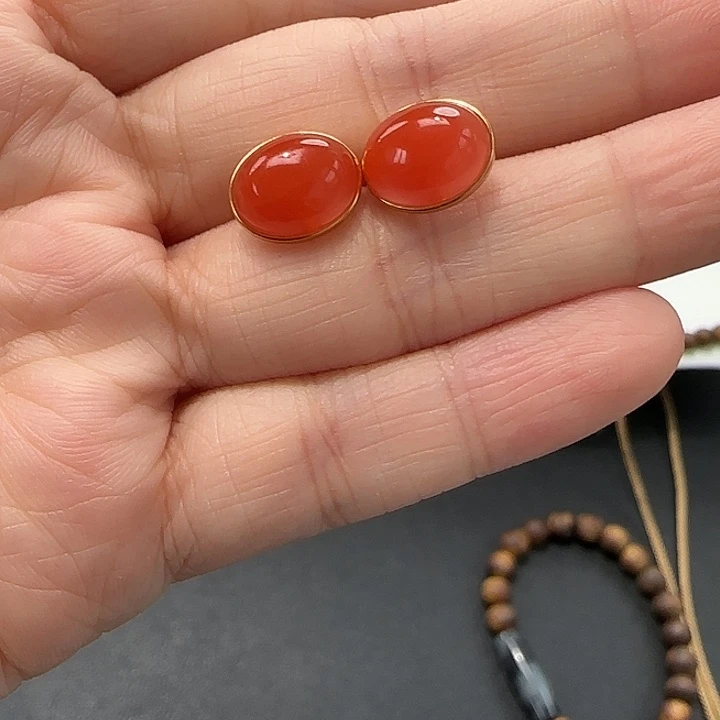 南红玛瑙未镶嵌颈饰