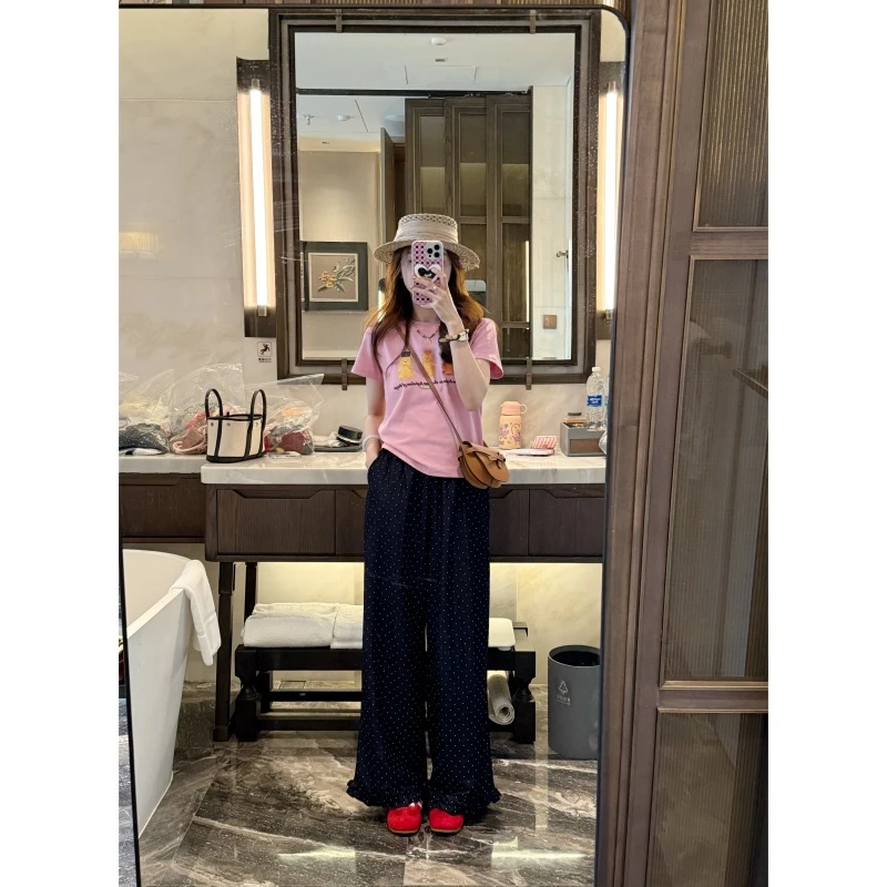 【波点花花裤】夏季时尚设计款波点休闲裤-CK2025357