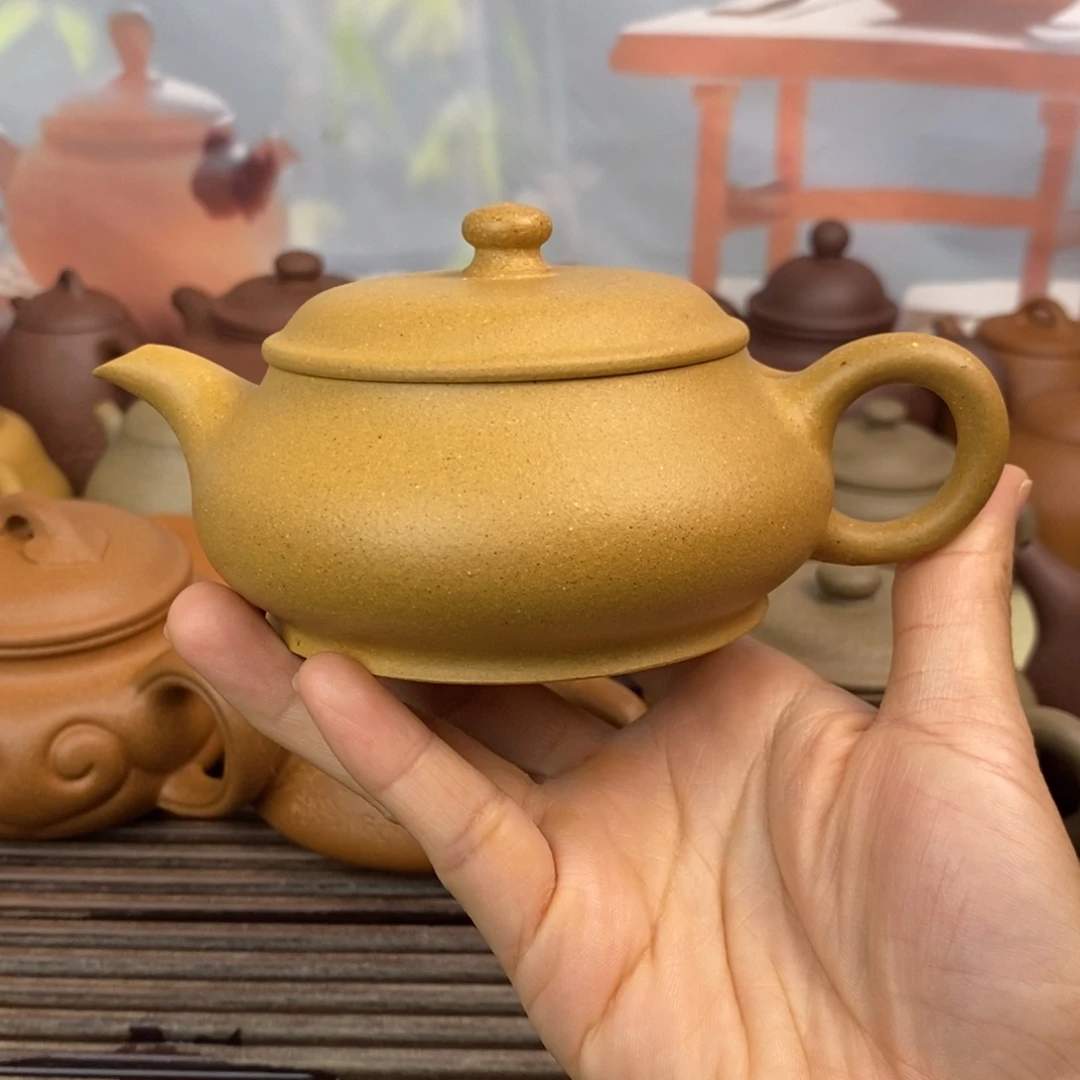 茶壶紫砂200ccccc黄金段明炉
