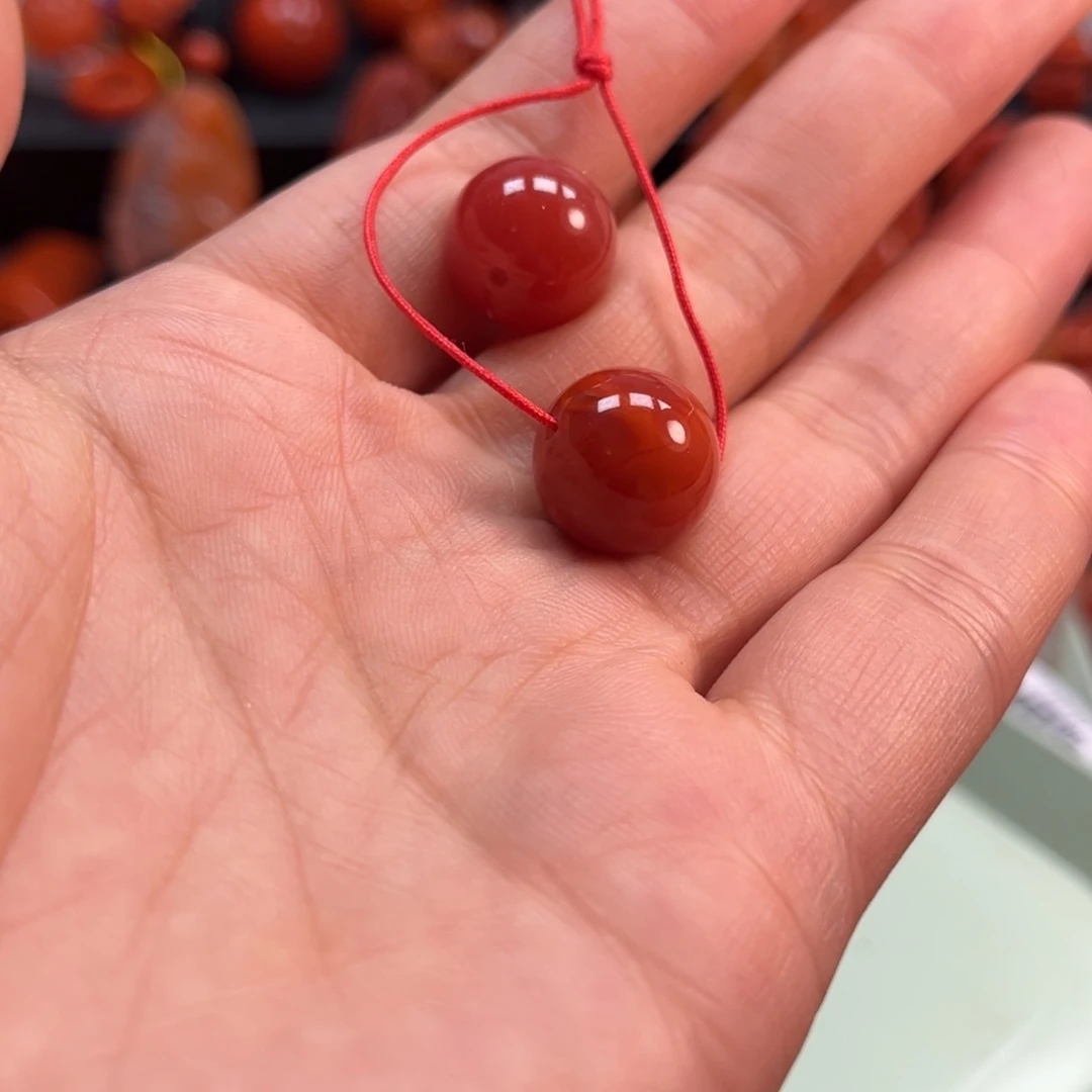 南红玛瑙配饰14，13未镶嵌メ**゛