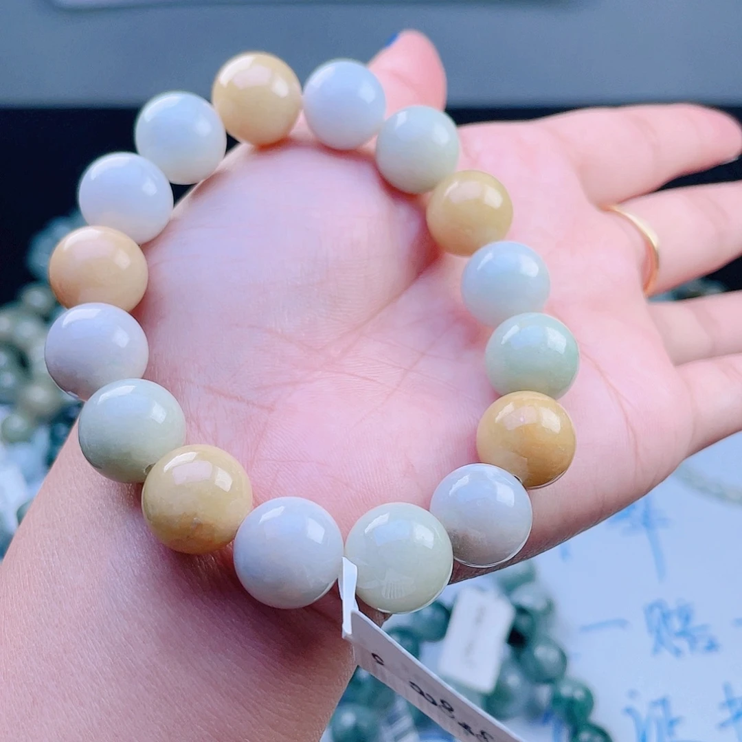 定制翡翠未镶嵌珠串