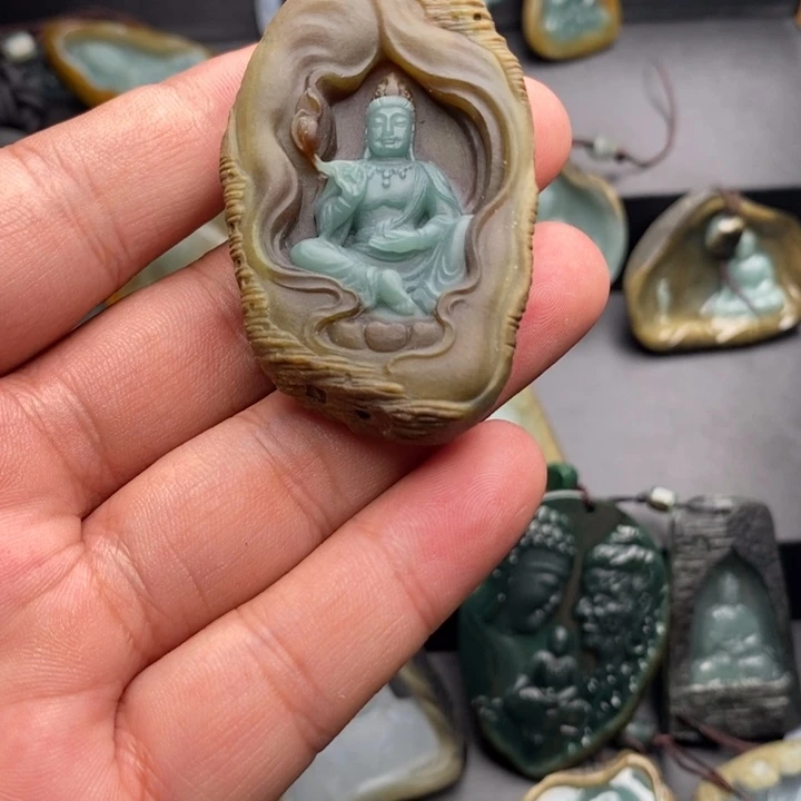 尚***贸定制翡翠未镶嵌翡翠