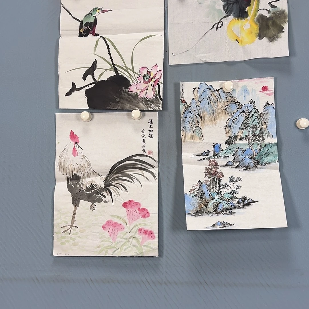 国画574 牡丹一如您的脸颊美丽