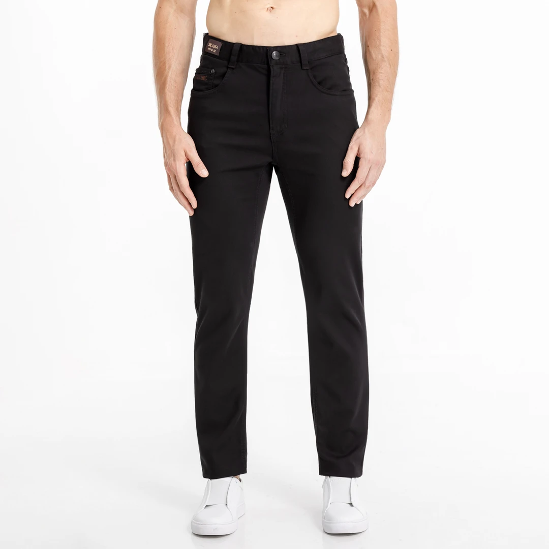 路卡迪龙春夏商务舒适男直筒牛仔裤百搭142240473