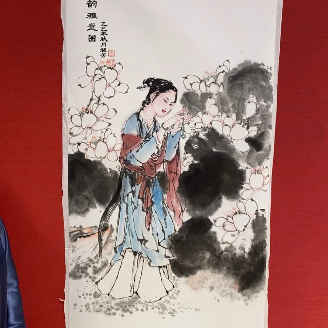 国画新古典主义仕女人物代表——程芳