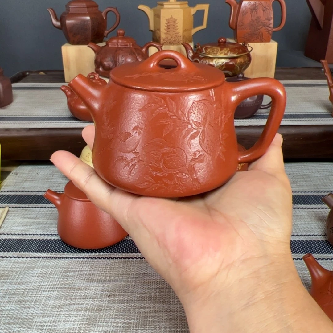 茶壶紫砂何*高石瓢全手工