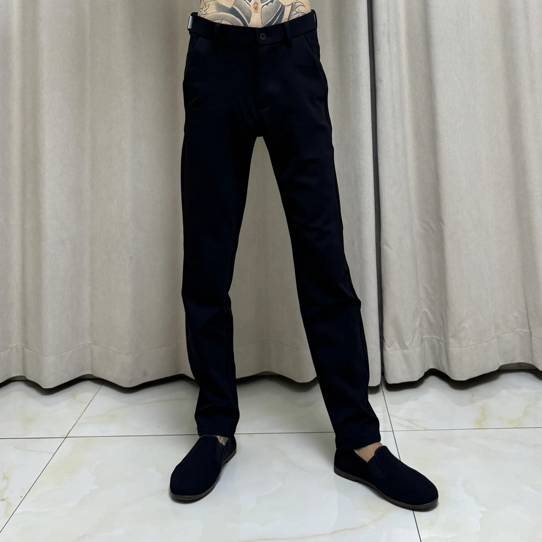 【王杰超优选】男士商务休闲防皱免烫百搭高弹西裤