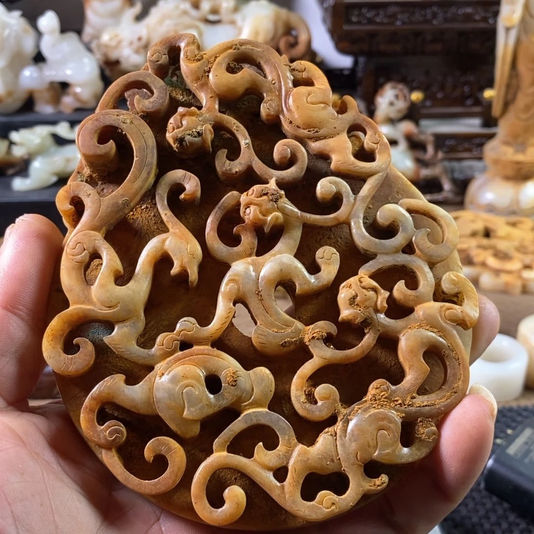 和田玉（糖玉）颈饰未镶嵌星****店