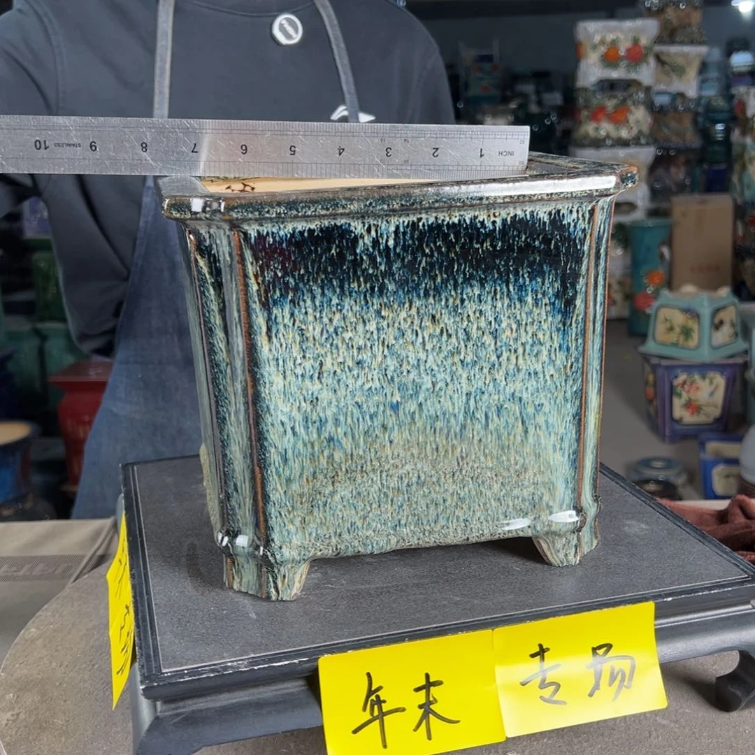 一风堂石湾花盆。微瑕