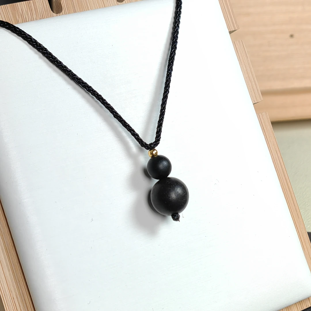 【金桂飘香】 桂花非遗古法合香珠吊坠 手工编绳项链链