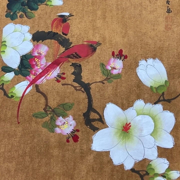 竖款山水作品，喜欢欣赏一下吧……