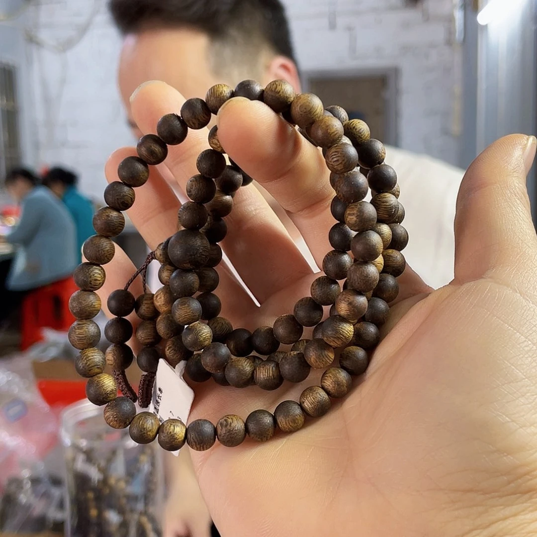 手串沉香棋楠百花争鸣圆珠长串0.7/19克多样性发一