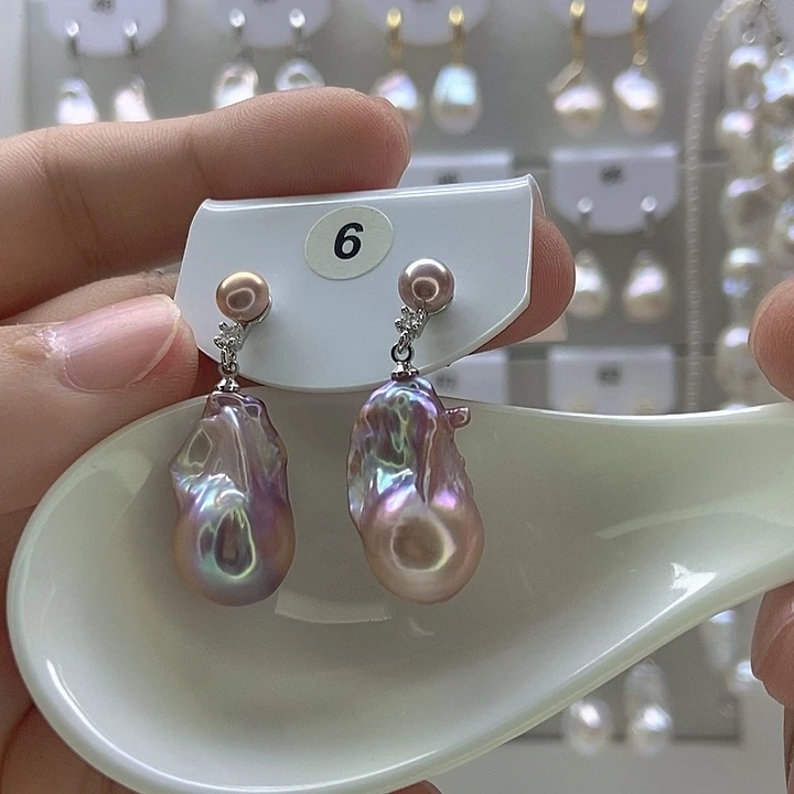 亅***丨银S925镶嵌淡水珍珠颈饰6