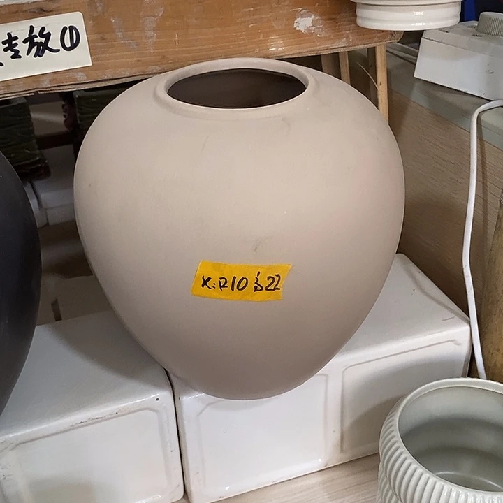 摆件陶盆有孔 微瑕介意勿拍