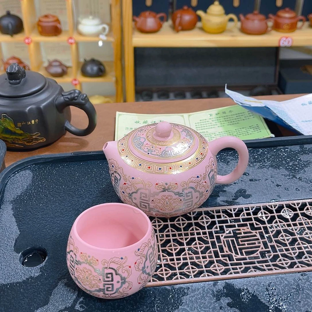 茶壶紫砂紫砂壶一壶两杯