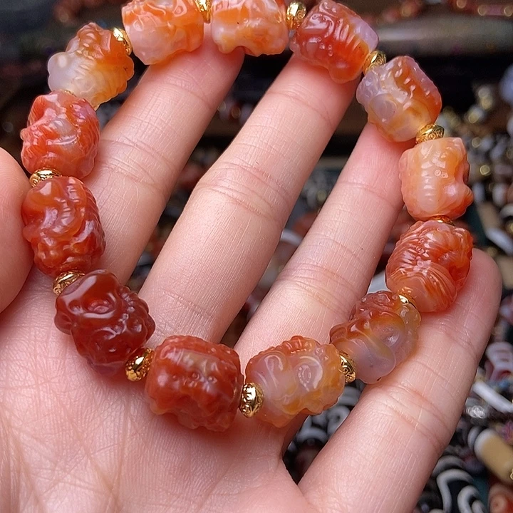 玛瑙/玉髓未镶嵌手链