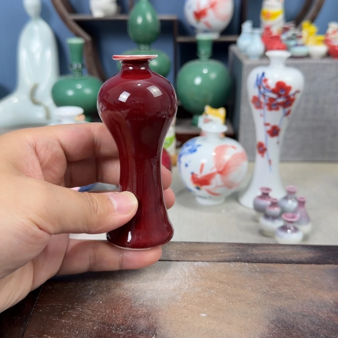 陶瓷手工小花器摆件