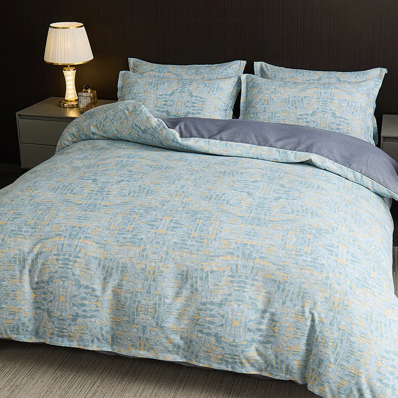 清仓亲肤全棉四件套全棉床上用品加厚斜纹磨毛被套床单人被罩宿舍