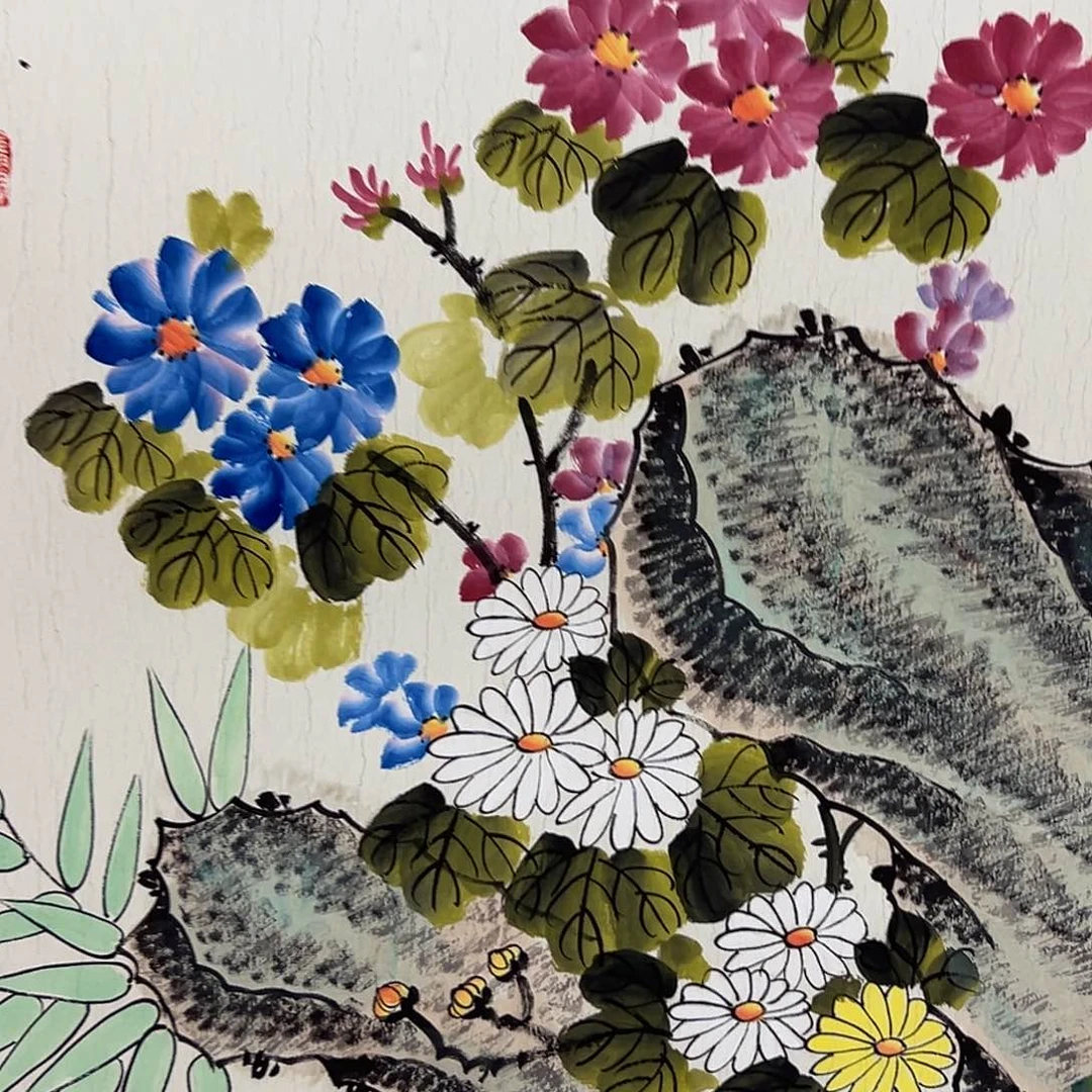 国画画家二郎老师油画精品