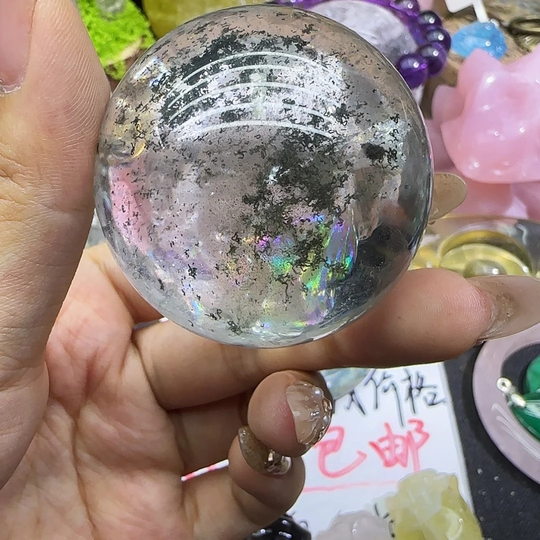 你***感眼镜紫晶未镶嵌幽灵球