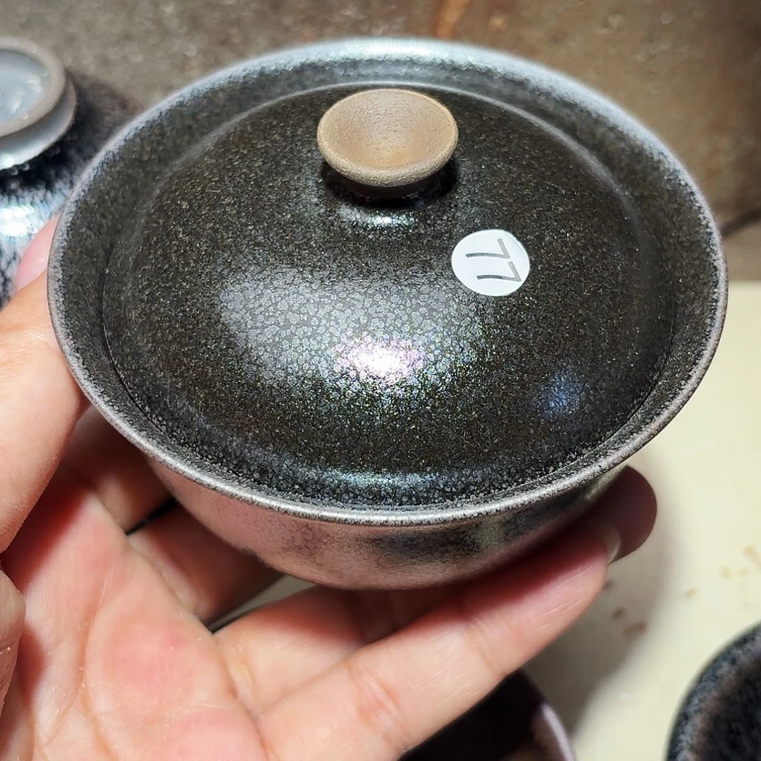 茶盏义兴龙窑建盏77微瑕