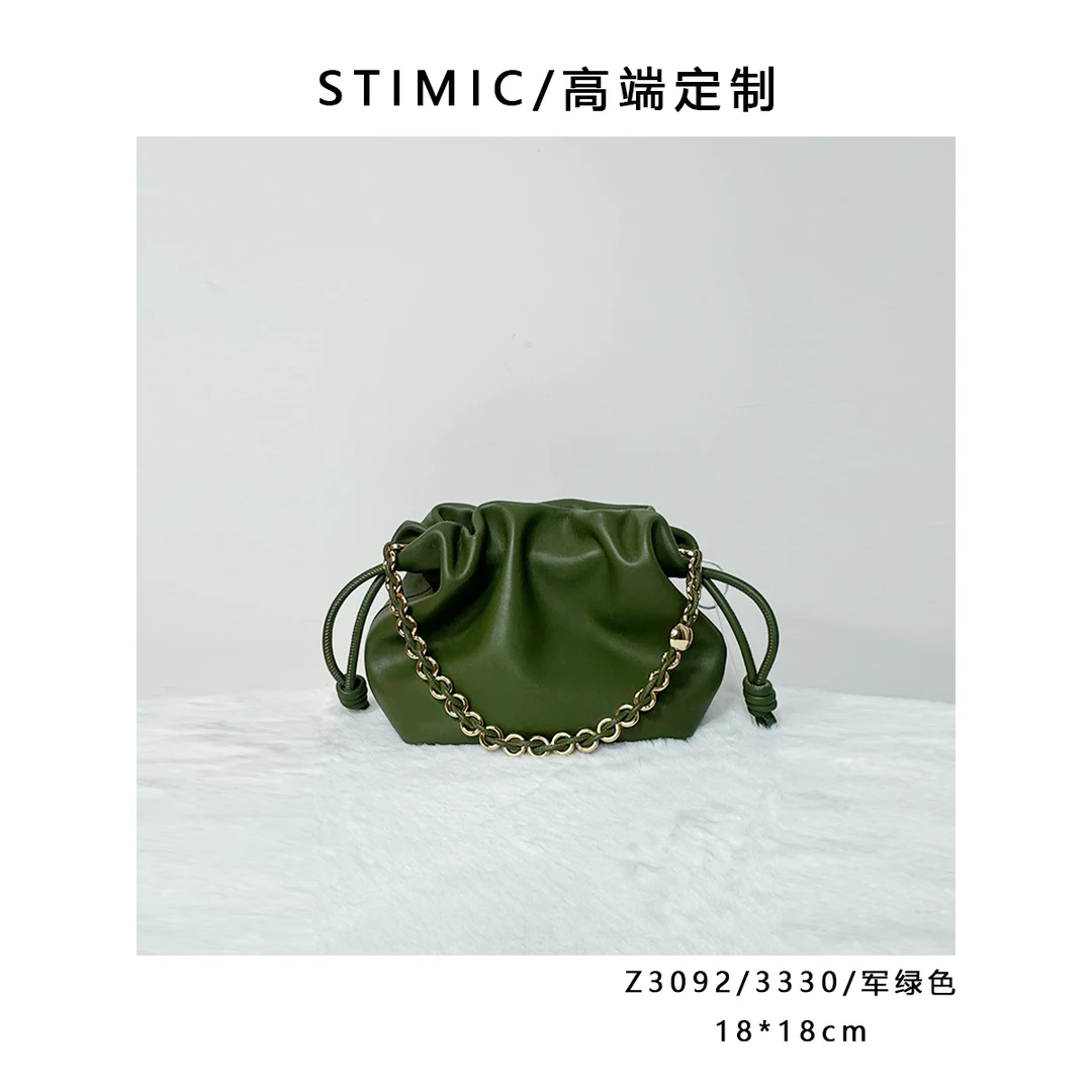 Z3092/3330/军绿色paiyuge 高端订制时尚女士单肩手提斜挎包3330