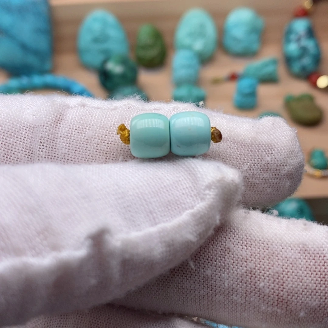 绿松石未镶嵌挂件