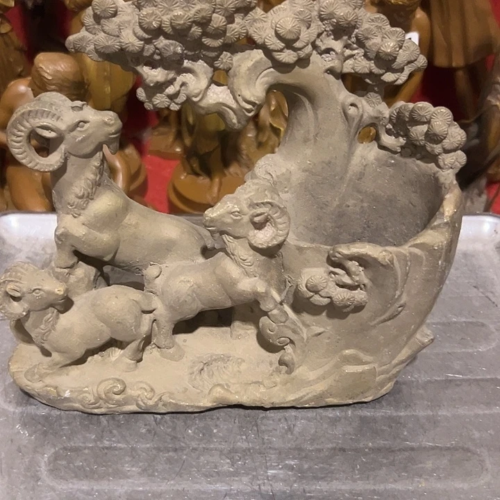 大***丝黄铜摆件，文房工艺品摆件