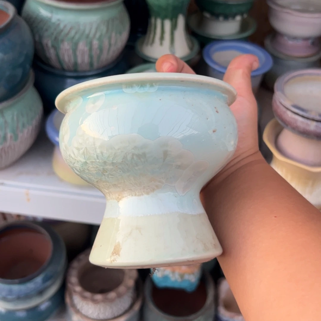 中号景德镇手工盆