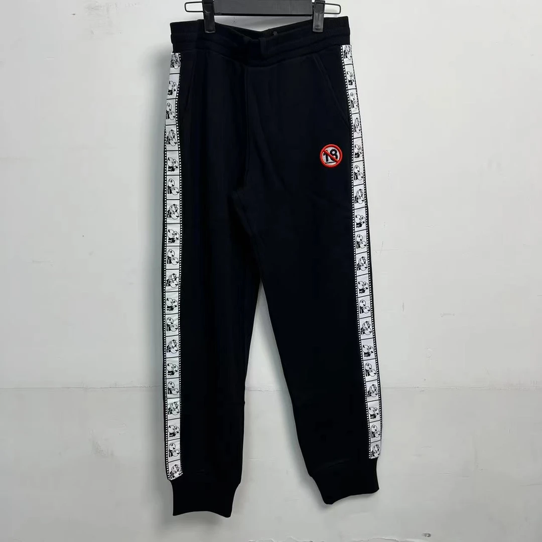 女款熊猫胶片织带针织卫裤 Z4