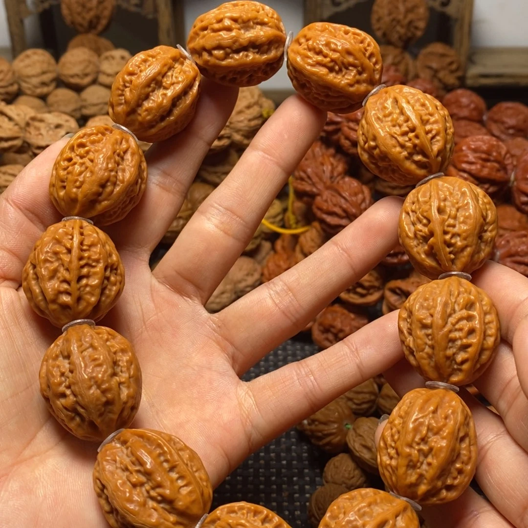 文玩核桃手串珊瑚纹手持