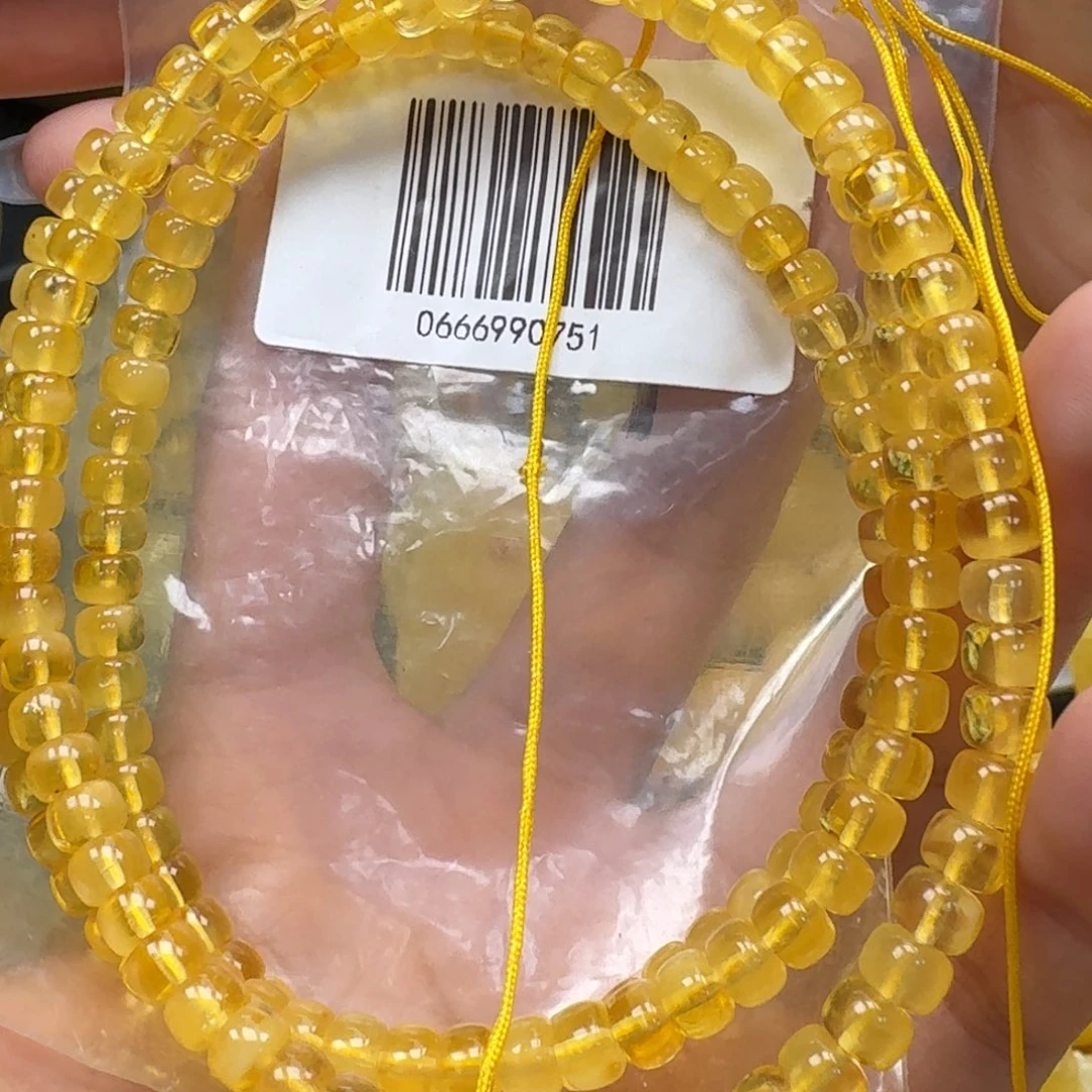 琥珀颈饰未镶嵌项链