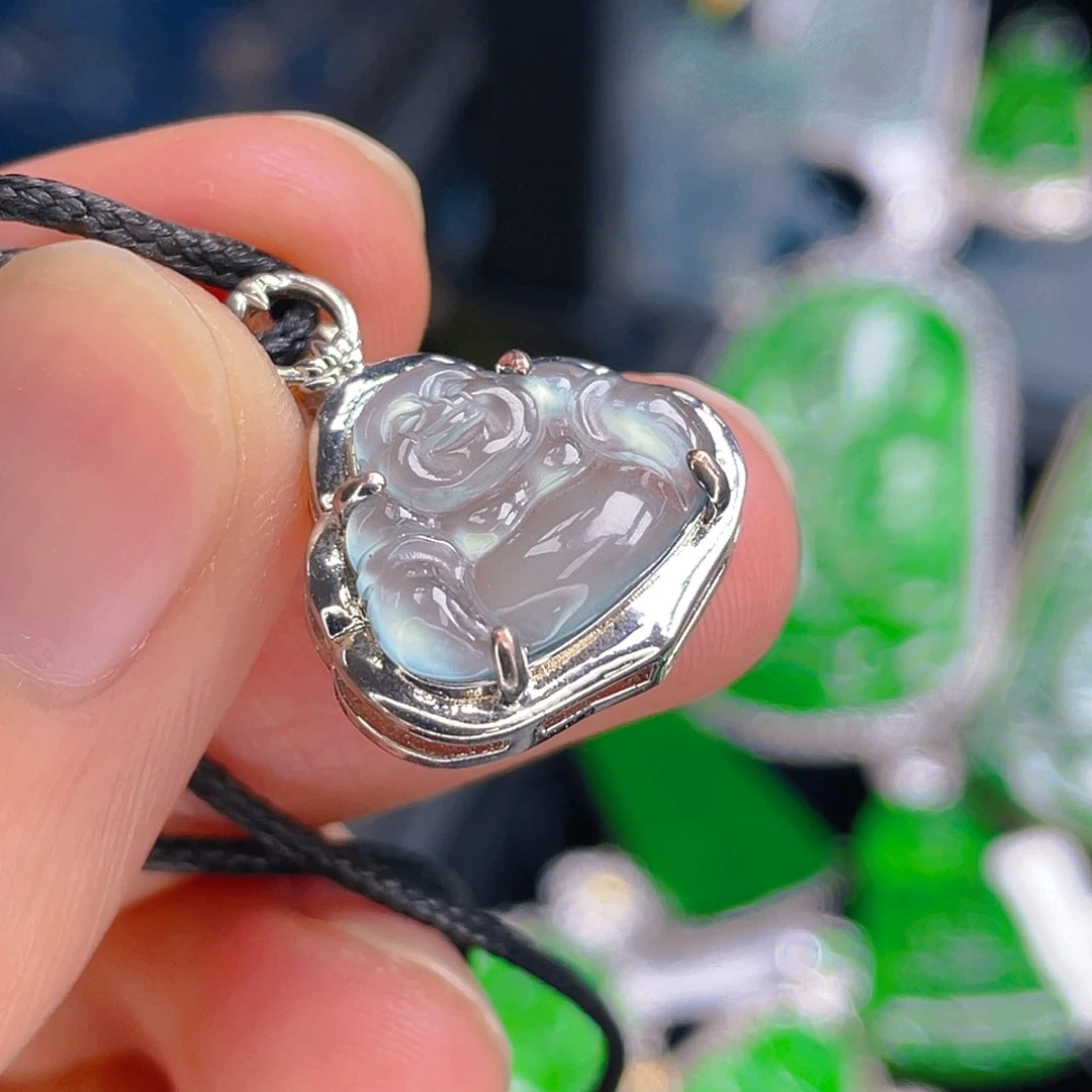 翡翠未镶嵌吊坠(不含链)翡翠