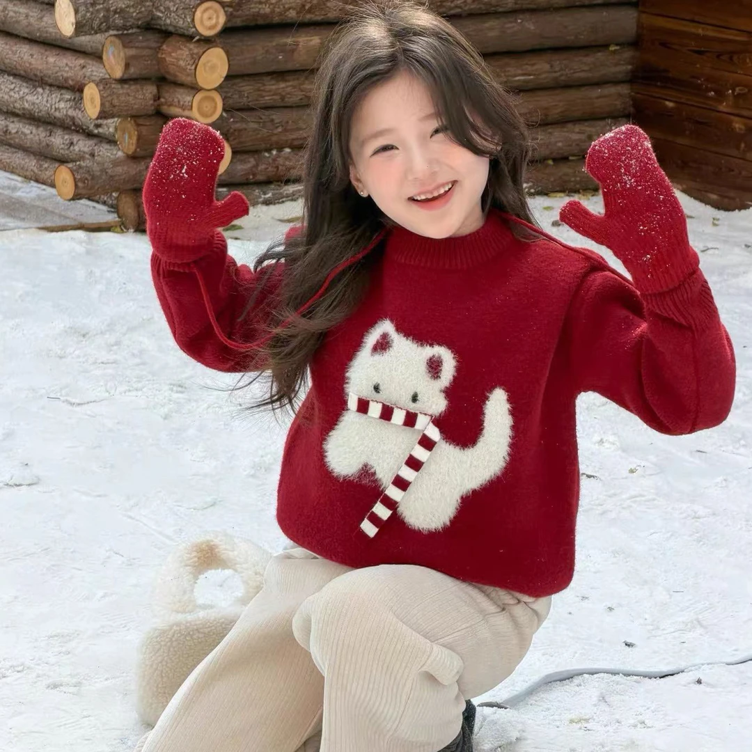 郭郭童品：SY➕圣诞小猫毛衣（9628）