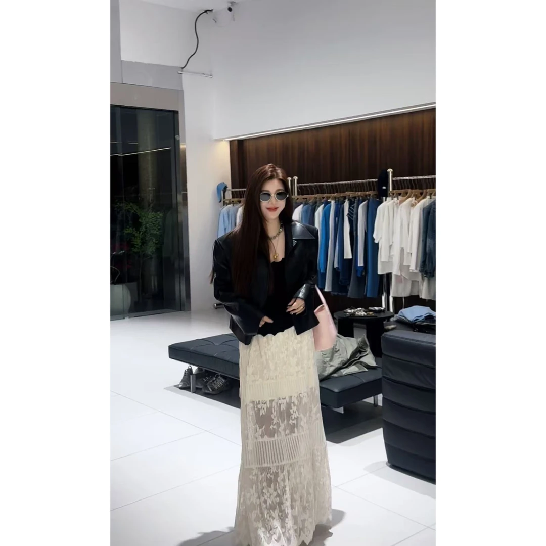 YEER·SHOP【穿搭感～】爷儿春季新款韩版简约黑色皮衣外套