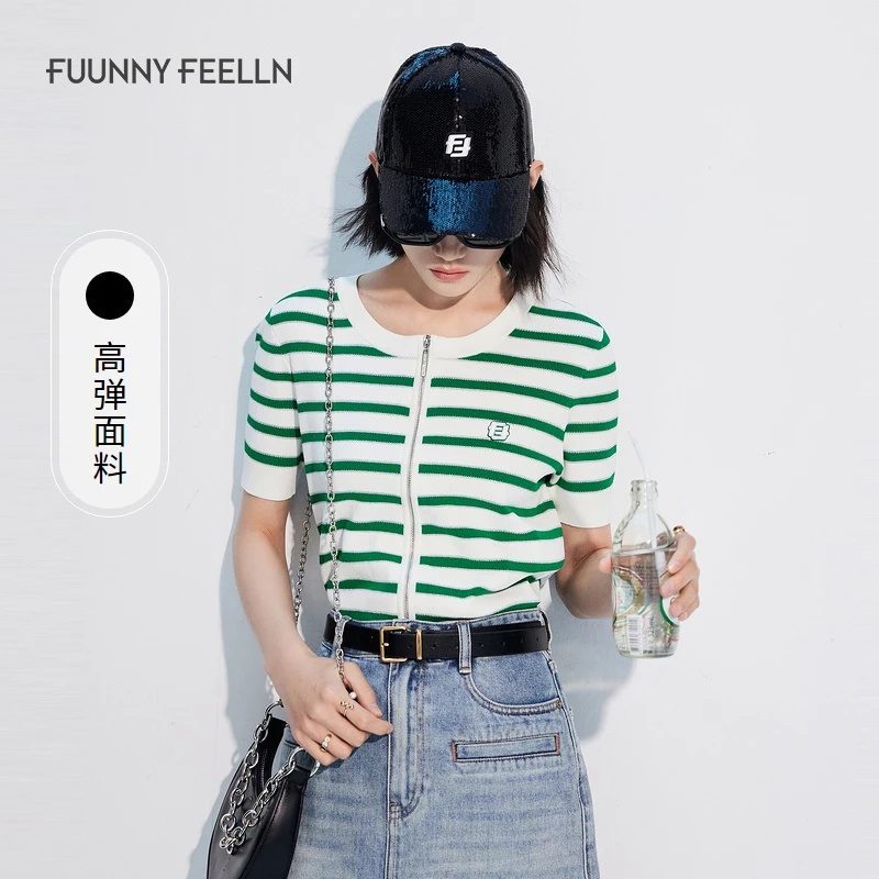 【九月专属】开衫女修身显瘦圆领薄款FZ01648上衣春夏户外夏季时尚