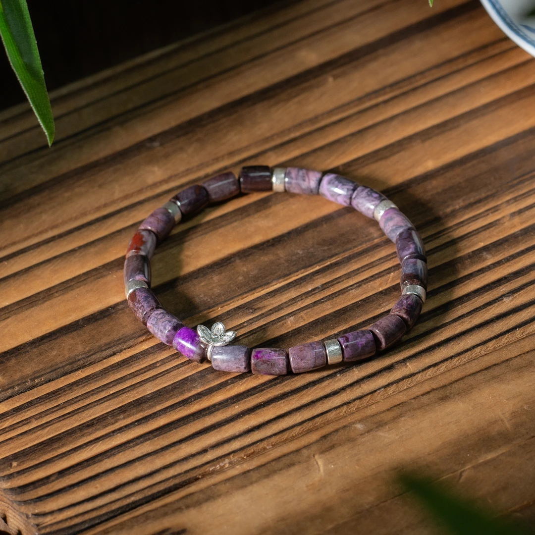 世间臻宝-念旧丨足银舒俱来桶珠手串/多样性发/P7382