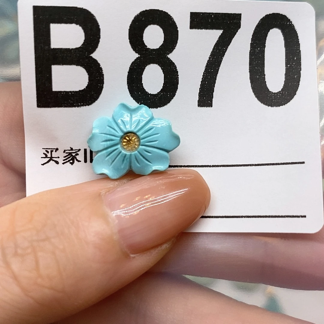 未镶嵌绿松石绿松石配饰定制