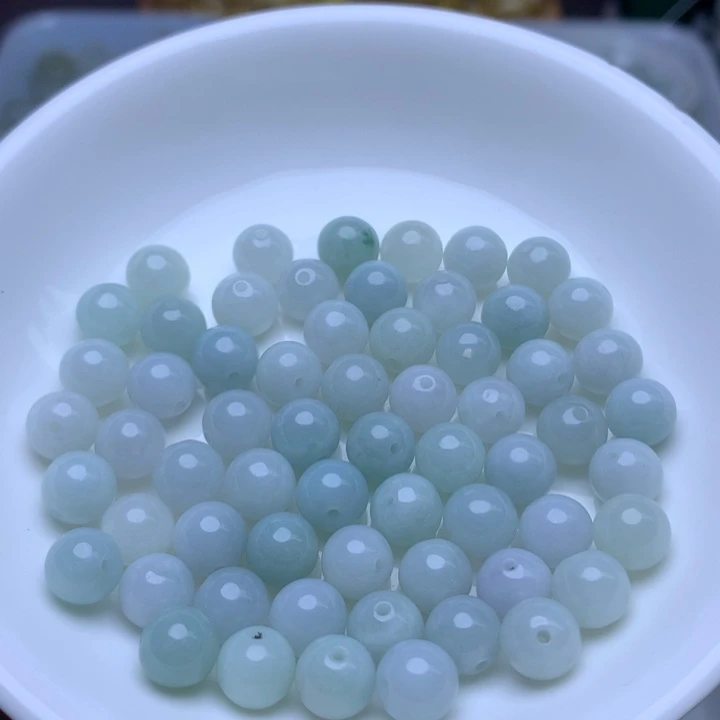散珠翡翠卡8冰绿白24个
