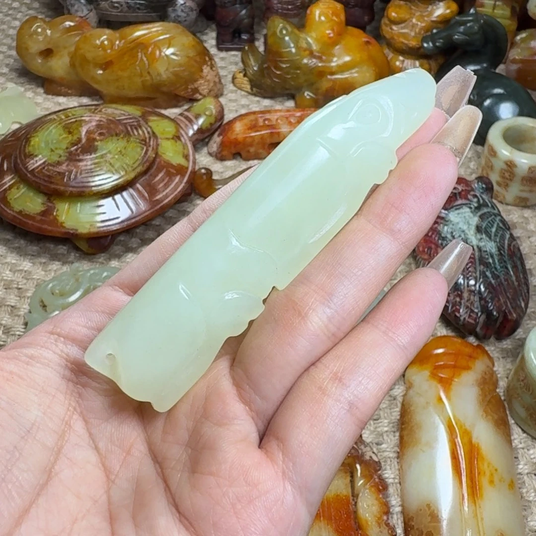 白玉菩提吊坠挂件