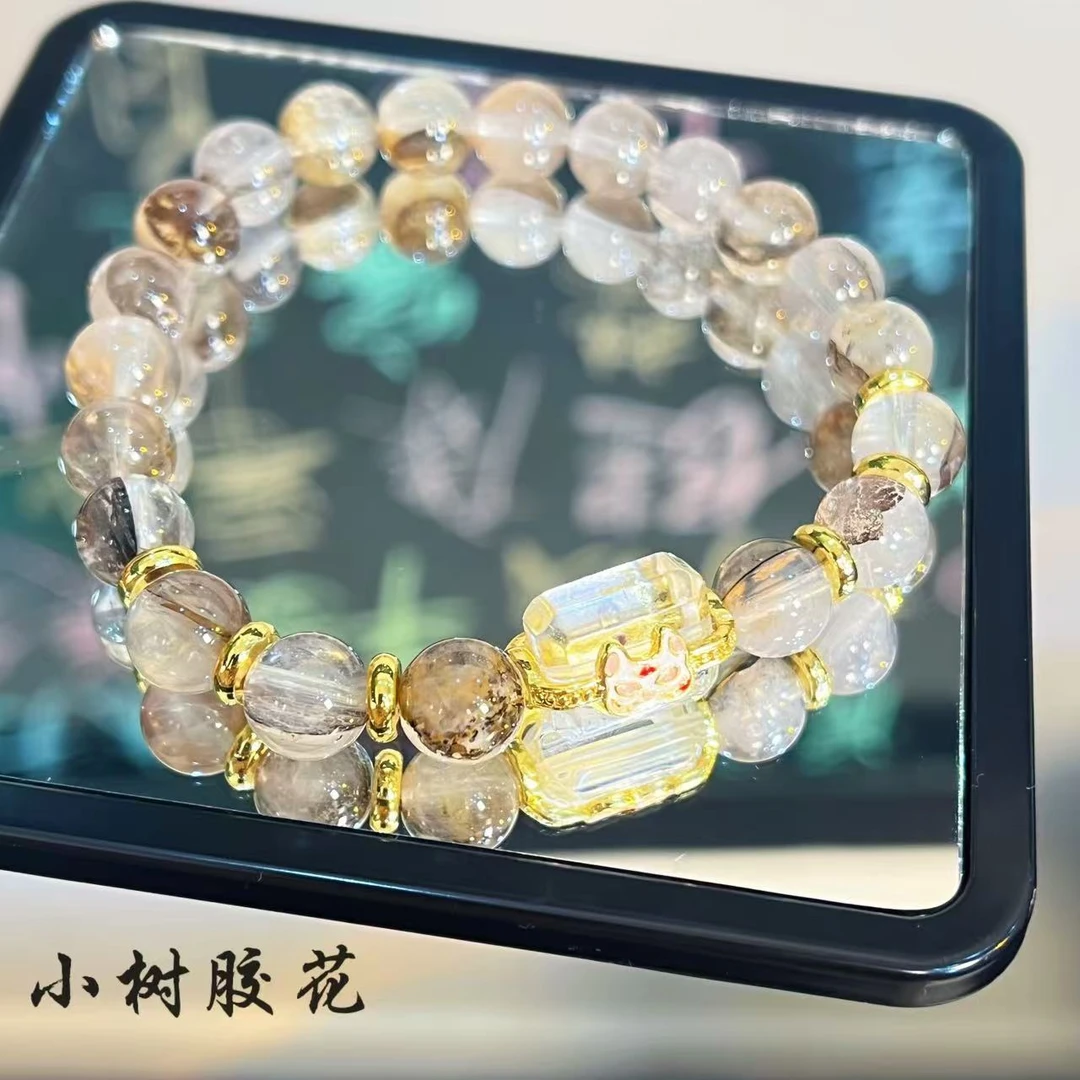 【十六珠宝】发财树｜小树胶花8mm设计款SC302多样性发一