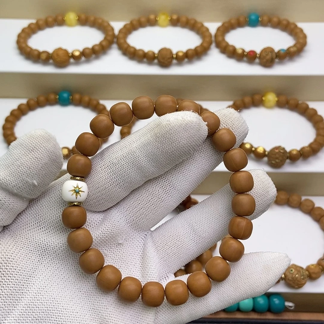 猴头核桃手串小****?猴头核桃手串原 白9.3