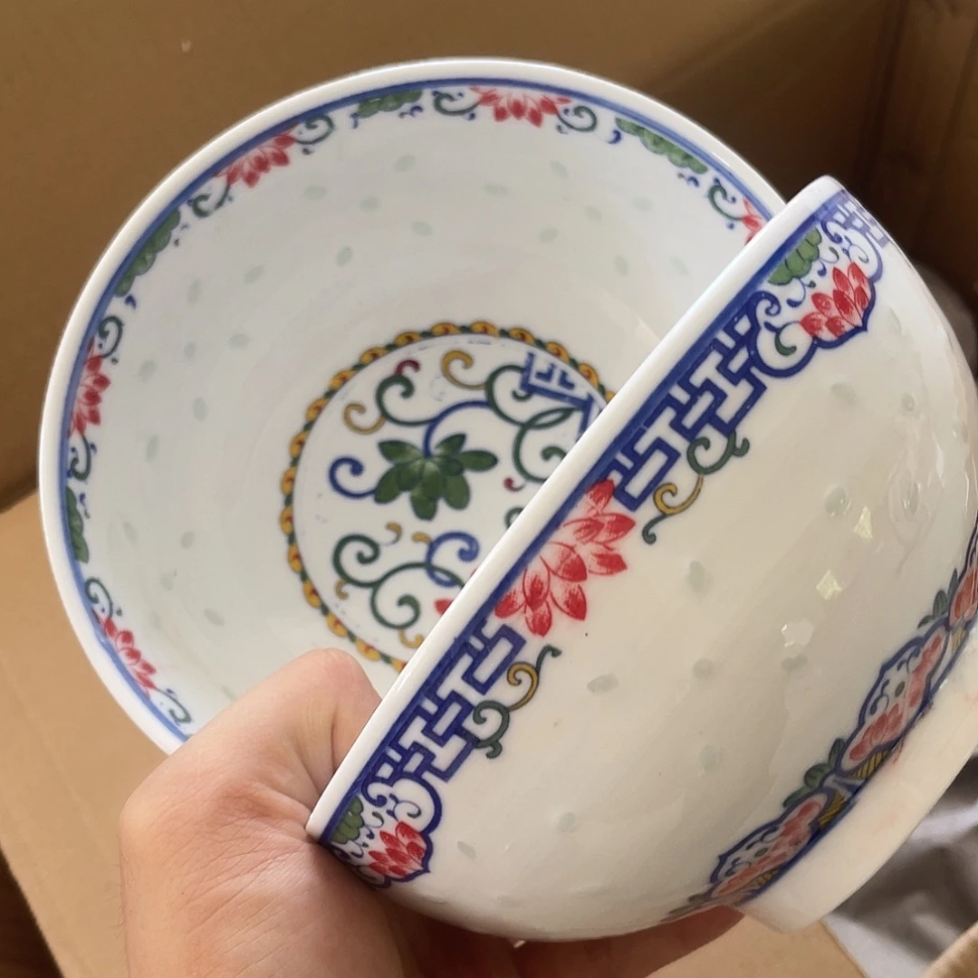 碗景德镇高温细白瓷餐具