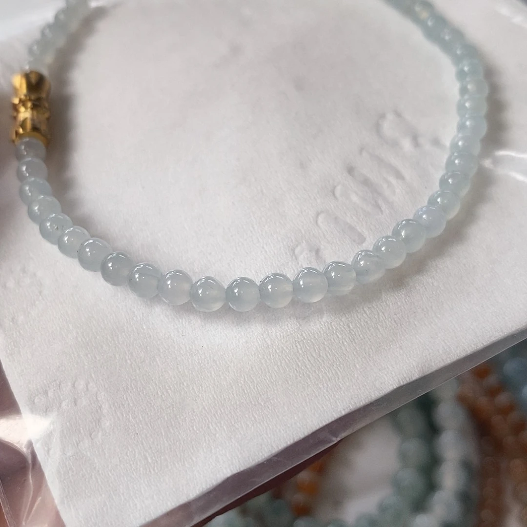 定制翡翠未镶嵌翡翠定制手链